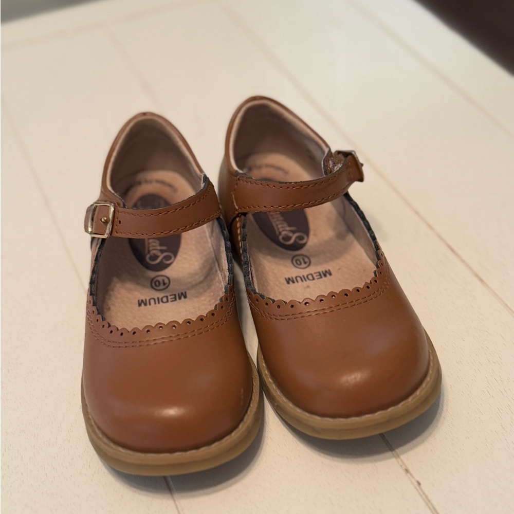 FootMates Brown Kids Mary Jane Shoes